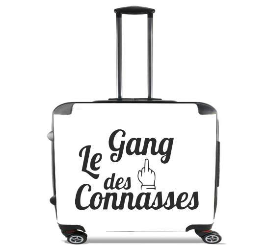  Le gang des connasses para Ruedas cabina bolsa de equipaje maleta trolley 17" laptop