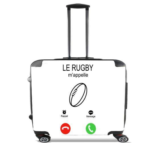  Le rugby mappelle para Ruedas cabina bolsa de equipaje maleta trolley 17" laptop
