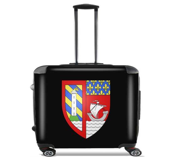  Le Touquet para Ruedas cabina bolsa de equipaje maleta trolley 17" laptop