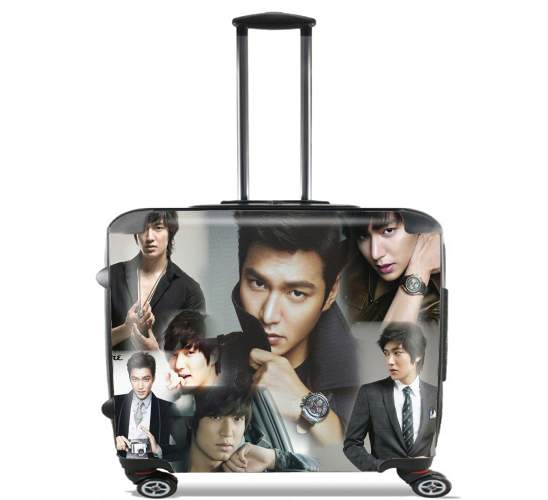  Lee Min Ho para Ruedas cabina bolsa de equipaje maleta trolley 17" laptop