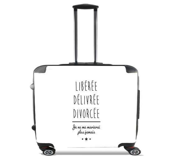  Liberee Delivree Divorcee para Ruedas cabina bolsa de equipaje maleta trolley 17" laptop