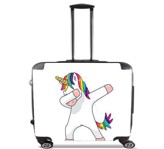  Bailar unicornio para Ruedas cabina bolsa de equipaje maleta trolley 17" laptop