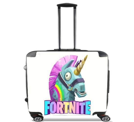   Videojuegos de Unicorn Fortnite para Ruedas cabina bolsa de equipaje maleta trolley 17" laptop