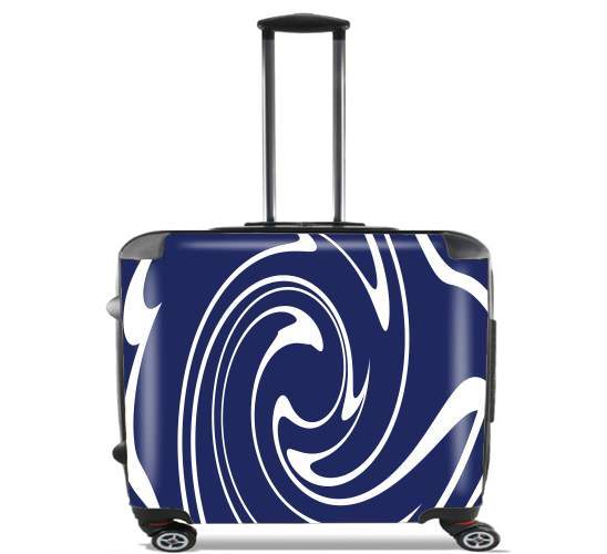  Liquid Lines (White) para Ruedas cabina bolsa de equipaje maleta trolley 17" laptop