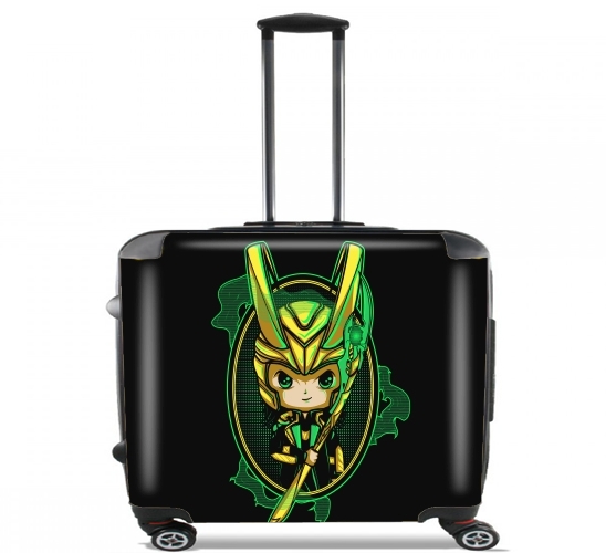  Loki Portrait para Ruedas cabina bolsa de equipaje maleta trolley 17" laptop