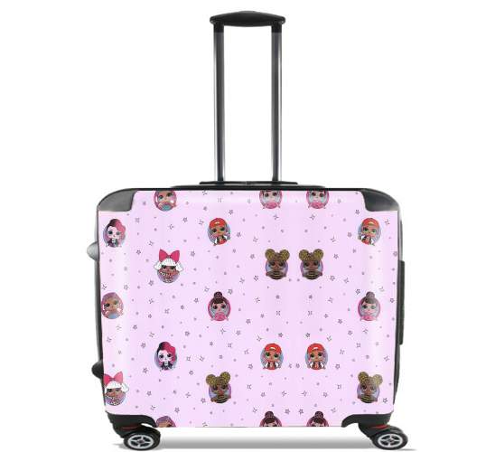  Lol Surprise Dolls Cartoon para Ruedas cabina bolsa de equipaje maleta trolley 17" laptop