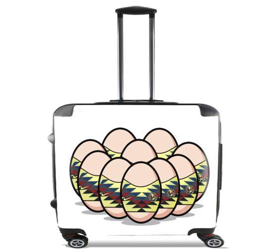  Los Huevos del America para Ruedas cabina bolsa de equipaje maleta trolley 17" laptop