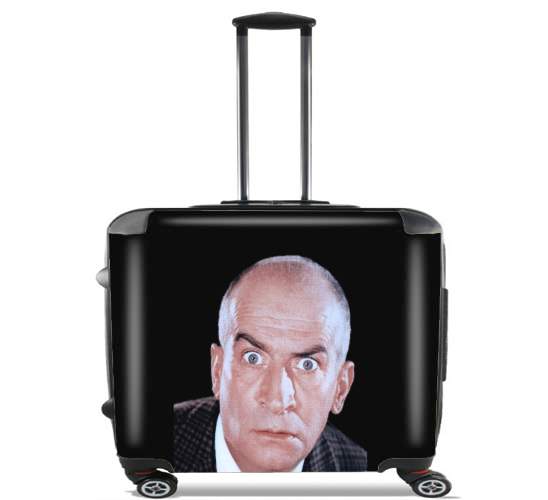  Louis de funes look you para Ruedas cabina bolsa de equipaje maleta trolley 17" laptop