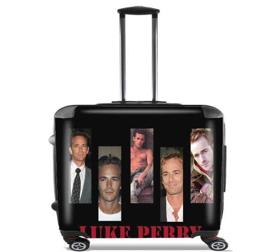  Luke Perry Hommage para Ruedas cabina bolsa de equipaje maleta trolley 17" laptop
