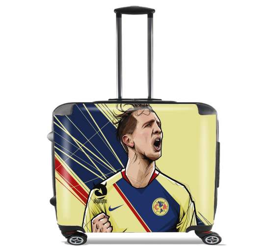  Luuk De Jong America 2018 para Ruedas cabina bolsa de equipaje maleta trolley 17" laptop
