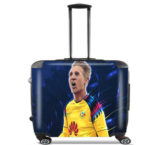  Luuk De Jong America para Ruedas cabina bolsa de equipaje maleta trolley 17" laptop