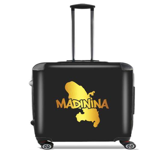  Madina Martinique 972 para Ruedas cabina bolsa de equipaje maleta trolley 17" laptop
