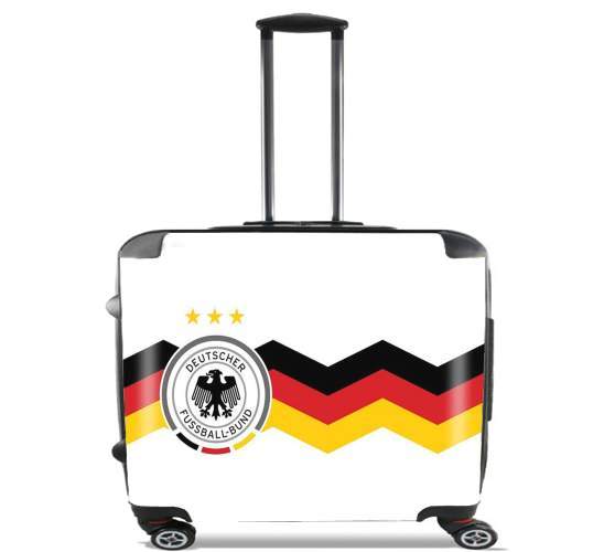  Maillot Allemagne para Ruedas cabina bolsa de equipaje maleta trolley 17" laptop
