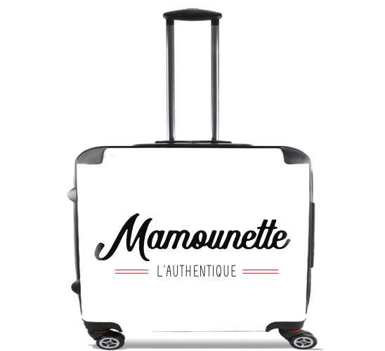  Mamounette Lauthentique para Ruedas cabina bolsa de equipaje maleta trolley 17" laptop