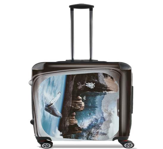  Man & The Whale II para Ruedas cabina bolsa de equipaje maleta trolley 17" laptop