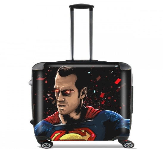  Man of Steel para Ruedas cabina bolsa de equipaje maleta trolley 17" laptop