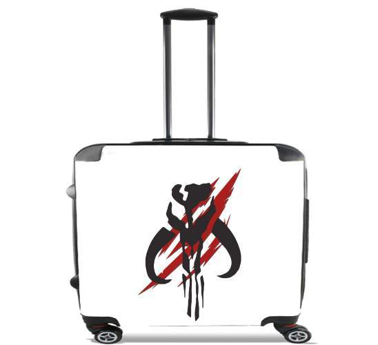  Mandalorian symbol para Ruedas cabina bolsa de equipaje maleta trolley 17" laptop