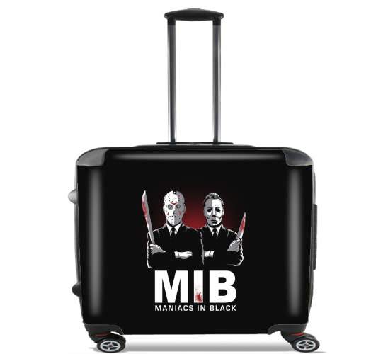  Maniac in black jason voorhees para Ruedas cabina bolsa de equipaje maleta trolley 17" laptop