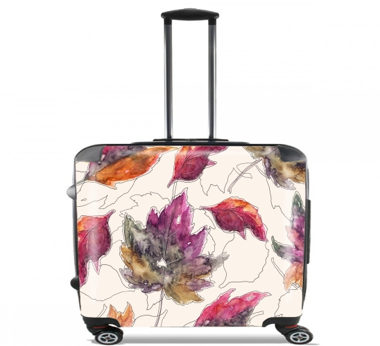  Maple Pattern para Ruedas cabina bolsa de equipaje maleta trolley 17" laptop