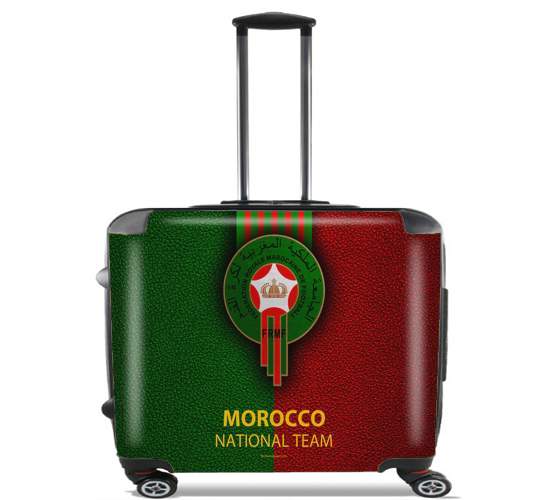  Marocco Football Shirt para Ruedas cabina bolsa de equipaje maleta trolley 17" laptop