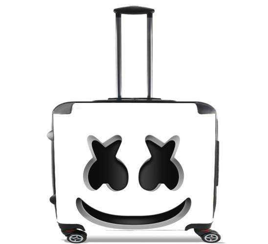  Marshmello Or MashMallow para Ruedas cabina bolsa de equipaje maleta trolley 17" laptop