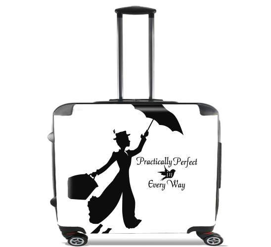  Mary Poppins Perfect in every way para Ruedas cabina bolsa de equipaje maleta trolley 17" laptop
