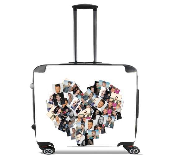  Matt Pokora para Ruedas cabina bolsa de equipaje maleta trolley 17" laptop