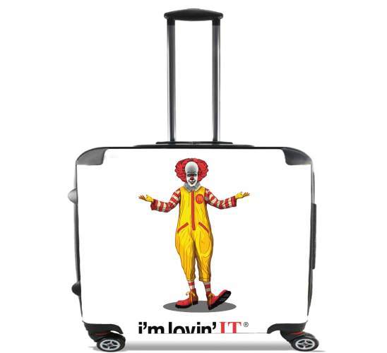  Mcdonalds Im lovin it - Clown Horror para Ruedas cabina bolsa de equipaje maleta trolley 17" laptop