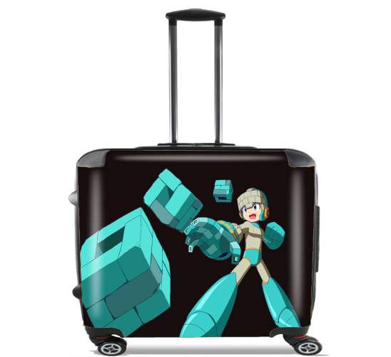  Megaman 11 para Ruedas cabina bolsa de equipaje maleta trolley 17" laptop