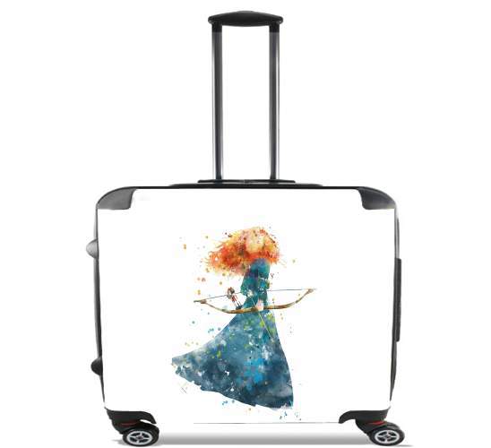  Merida Watercolor para Ruedas cabina bolsa de equipaje maleta trolley 17" laptop