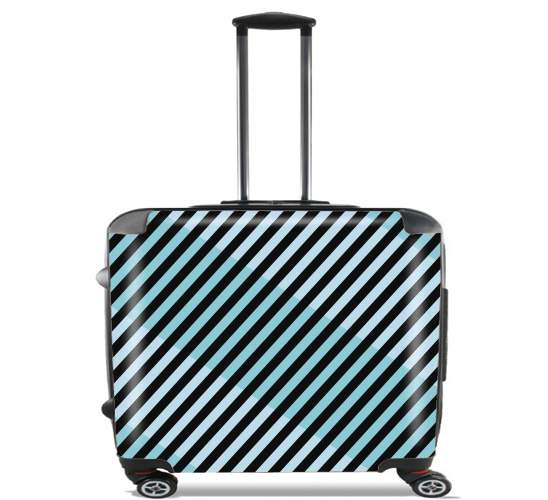  Minimal Blue Style  para Ruedas cabina bolsa de equipaje maleta trolley 17" laptop