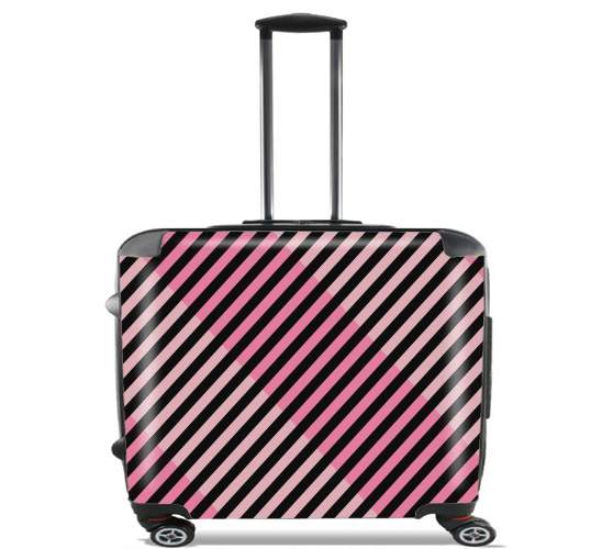  Minimal Pink Style para Ruedas cabina bolsa de equipaje maleta trolley 17" laptop