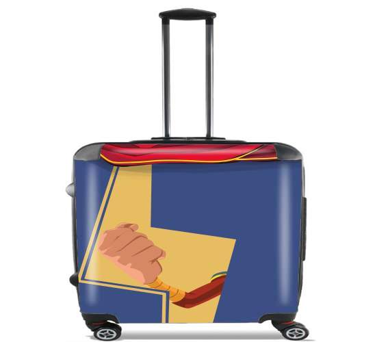 Miss Marvel para Ruedas cabina bolsa de equipaje maleta trolley 17" laptop