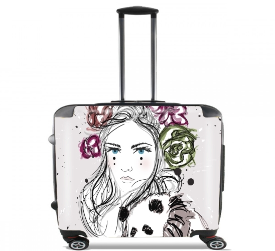  Miss Mime para Ruedas cabina bolsa de equipaje maleta trolley 17" laptop