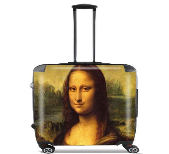  Mona Lisa para Ruedas cabina bolsa de equipaje maleta trolley 17" laptop