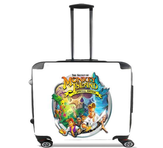  Monkey Island para Ruedas cabina bolsa de equipaje maleta trolley 17" laptop