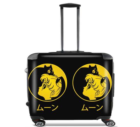  Moon Art para Ruedas cabina bolsa de equipaje maleta trolley 17" laptop