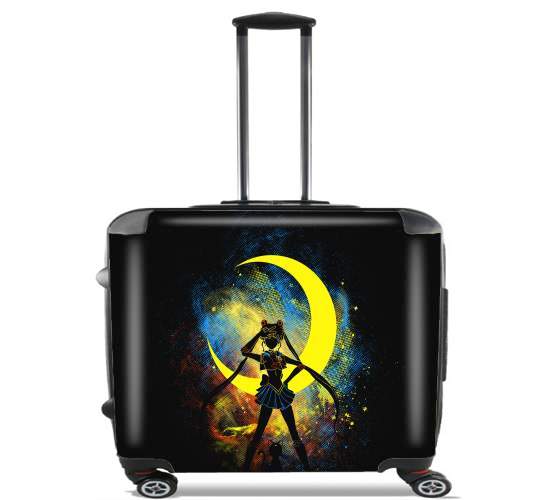  Moon Art para Ruedas cabina bolsa de equipaje maleta trolley 17" laptop