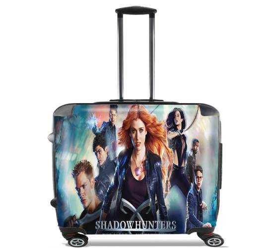  Mortal instruments Shadow hunters para Ruedas cabina bolsa de equipaje maleta trolley 17" laptop