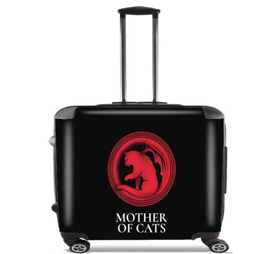  Mother of cats para Ruedas cabina bolsa de equipaje maleta trolley 17" laptop