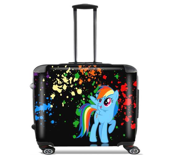  My little pony Rainbow Dash para Ruedas cabina bolsa de equipaje maleta trolley 17" laptop