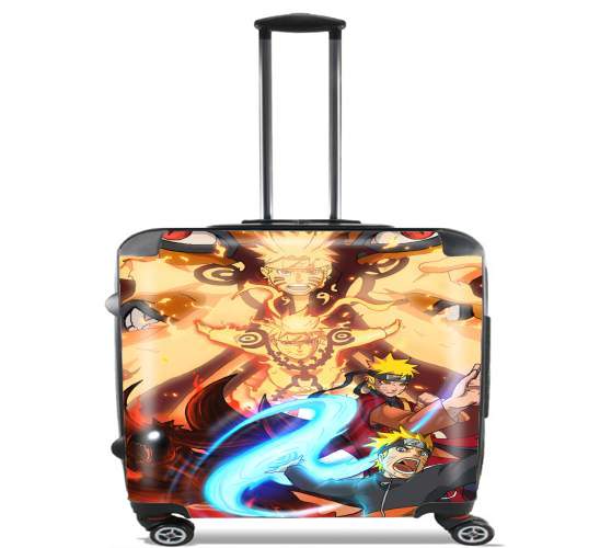  Naruto Evolution para Ruedas cabina bolsa de equipaje maleta trolley 17" laptop