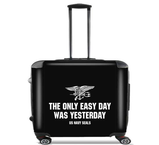  Navy Seal No easy day para Ruedas cabina bolsa de equipaje maleta trolley 17" laptop