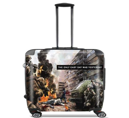  Navy Seals Team para Ruedas cabina bolsa de equipaje maleta trolley 17" laptop