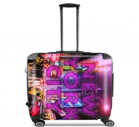  New York City - Broadway Color para Ruedas cabina bolsa de equipaje maleta trolley 17" laptop