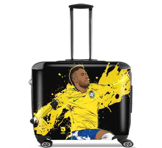  Neymar Carioca Paris para Ruedas cabina bolsa de equipaje maleta trolley 17" laptop