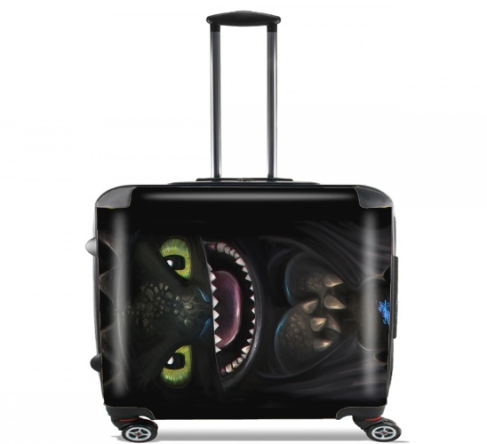  Night fury para Ruedas cabina bolsa de equipaje maleta trolley 17" laptop