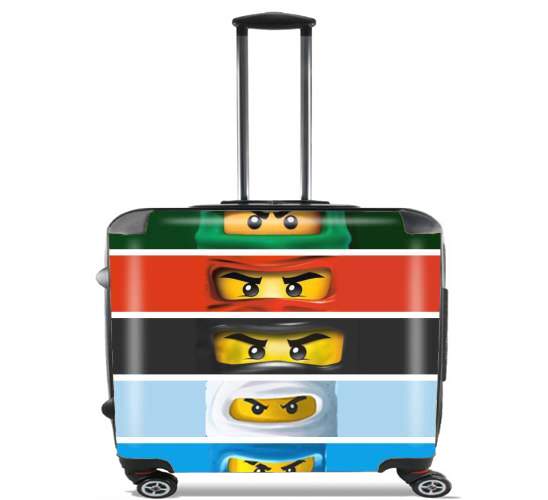  Ninjago Eyes para Ruedas cabina bolsa de equipaje maleta trolley 17" laptop