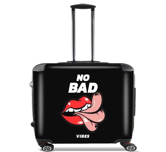  No Bad vibes Tong para Ruedas cabina bolsa de equipaje maleta trolley 17" laptop