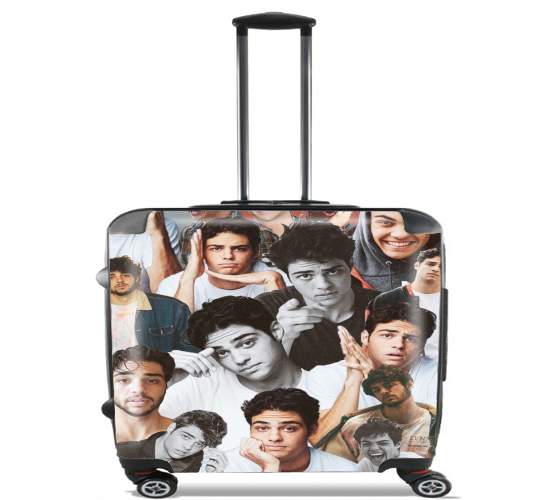  Noah centineo collage para Ruedas cabina bolsa de equipaje maleta trolley 17" laptop
